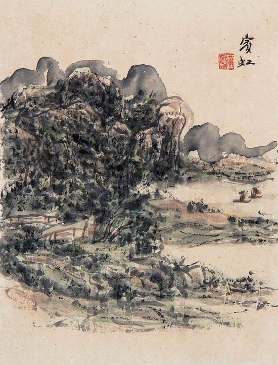 山水画大师黄宾虹：我不负墨，墨将许我