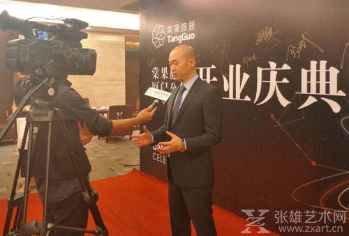   金东哲接受张雄艺术网采访
