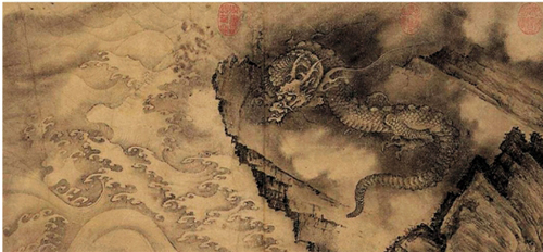 陈容 《六龙图》（局部） 成交价：48,967,500美元 刷新宋代中国绘画世界拍卖纪录