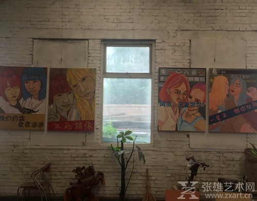 翬力老师作品之《闺蜜》系列  