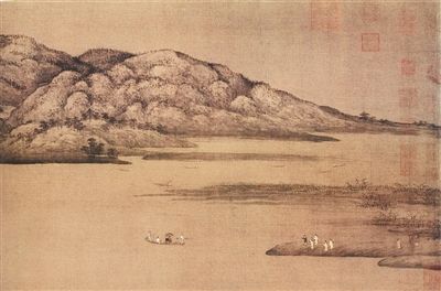     《潇湘图》（故宫博物院藏）局部