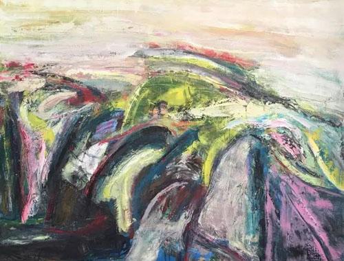 李南 无题A37 亚麻布油画  120x145cm 2016年