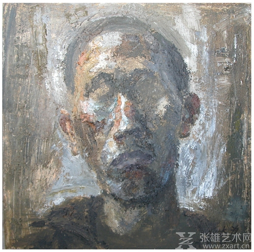 谢太为《2007肖像之一》50×50cm布面油画