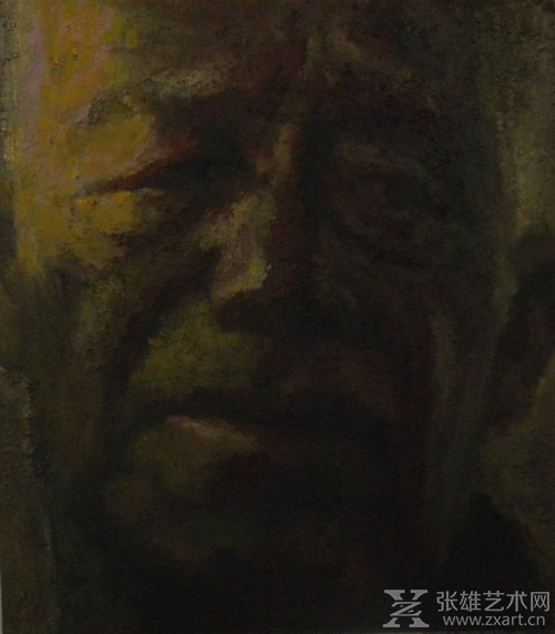 谢太为《厚土系列之九》140×125cm布面油画（2012年）