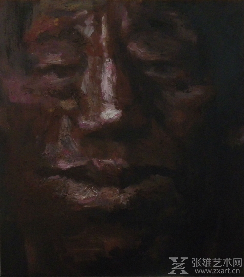 谢太为《厚土系列之四》140×125cm布面油画（2011年）