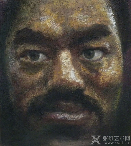 谢太为《厚土系列之五》140×125cm布面油画（2012年）