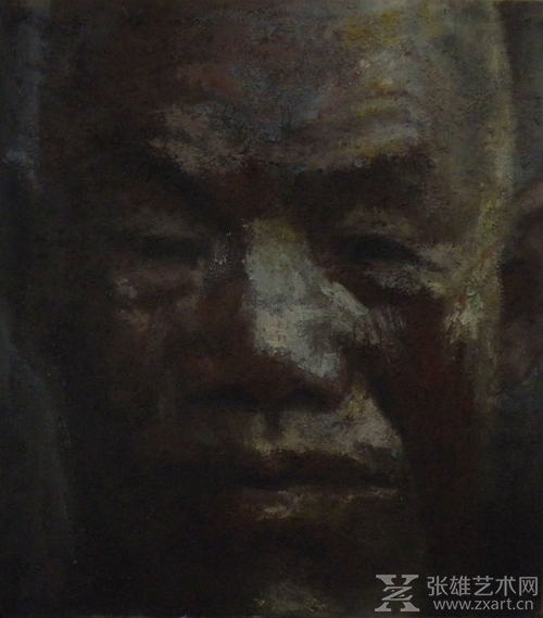 谢太为《厚土系列之六》140×125cm布面油画（2012年）