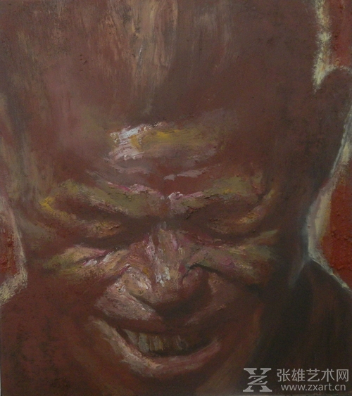 谢太为《厚土系列之十》140×125cm布面油画（2012年）