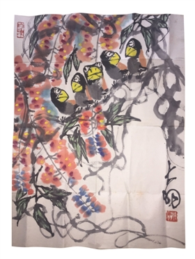 读陈大羽大写意花鸟画：笔力雄健浑厚酣畅