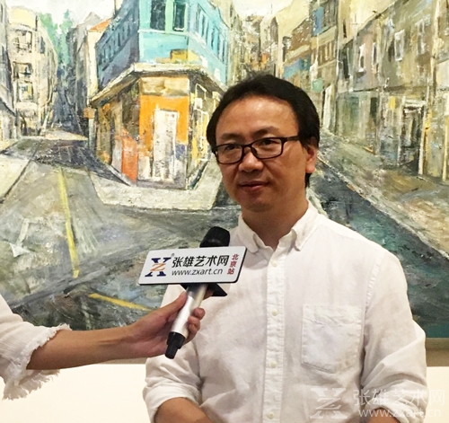 中国油画院副院长朱春林先生接受采访