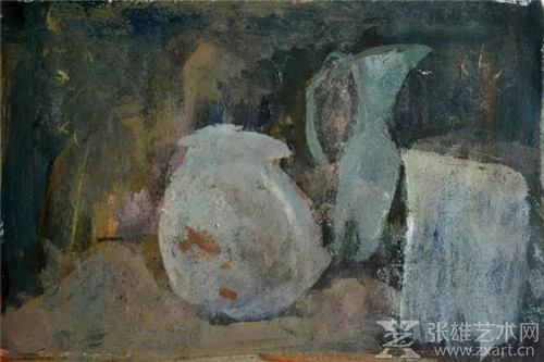 《格局4》12X18cm 2015年 纸本丙烯