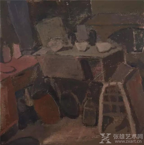 《格局31》18X18cm  2016年 纸本丙烯