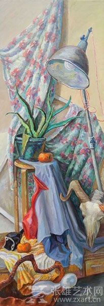《写生近景之一》油画  作品尺寸:60x80cm