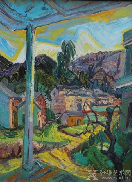 《写生系列》油画  作品尺寸:60x80cm