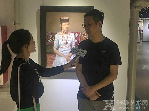 艺术家赵大千接受采访