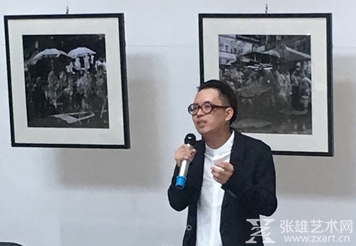 策展人之一、新浪当代艺术频道总监陈晓峰发言