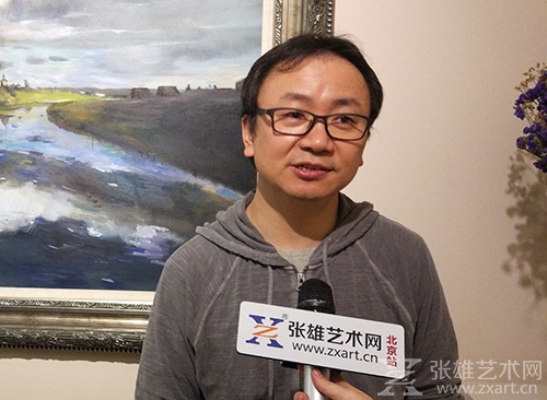 中国艺术研究院中国油画院副院长朱春林先生接受采访