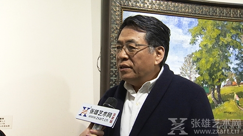 中国艺术研究院中国油画院院长杨飞云先生接受采访