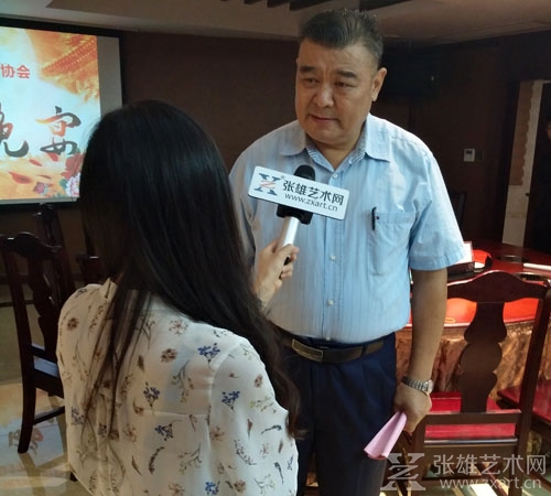 刘文庆接受采访