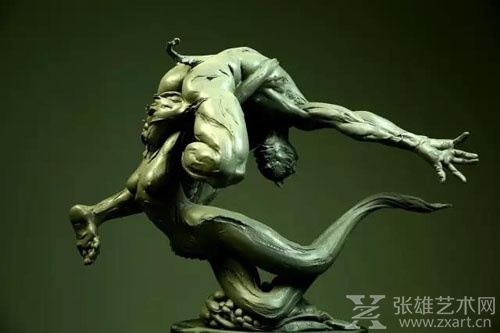 雕塑家罗承志授权张雄艺术网艺术家数字资产服务