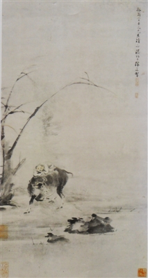 陈道《牧牛图》赏析：笔致精逸 神韵高古