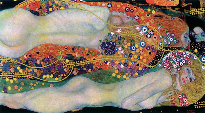   Gustav Klimt 画作「水蛇 II」以过十亿元拍出之后，从此销声匿迹。　图片来源：维基百科