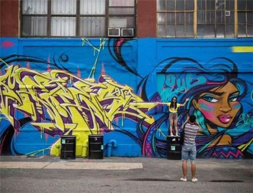美国纽约皇后区著名的涂鸦艺术地标5Pointz。图片：致谢Getty Images
