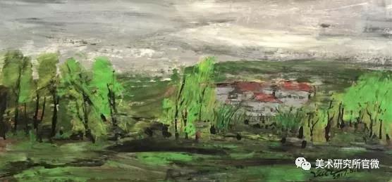 中国驻德国杜塞尔多夫总领馆收藏著名艺术家徐里的油画作品《行走的风景》 