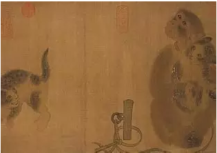 宋·易元吉《猴猫图》
