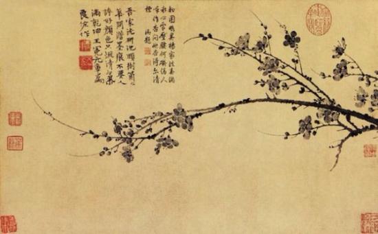   王冕《墨梅图》