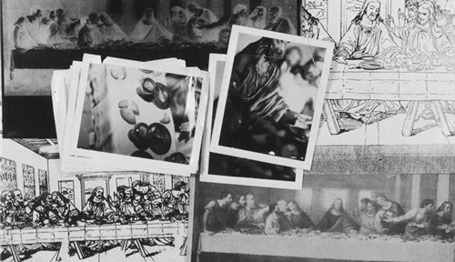安迪・沃霍尔《最后的晚餐》创作素材，图片：The Archives of the Andy Warhol Museum, Pittsburgh