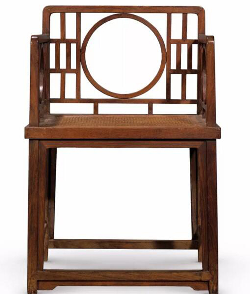 明末/清初 黄花梨镜光式方材玫瑰椅 宽 52.7 cm. 深 41.5 cm. 高 79.4cm. 估价：港元 800,000 -1,200,000