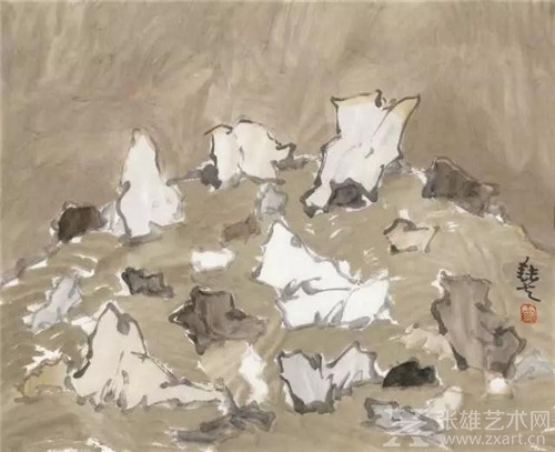 曹钝夫  白石岭之一