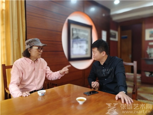 石齐先生和陈家心先生 亲切会谈