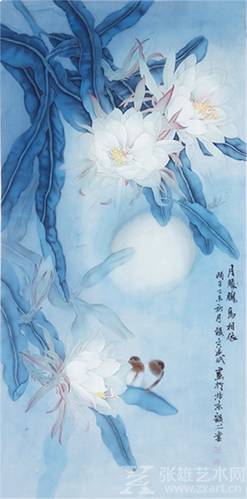 《月朦胧 马相依》