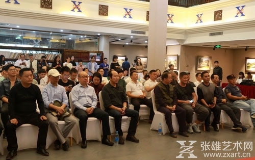 “乡间情画——王心悟大西北风景油画作品展”开幕现场