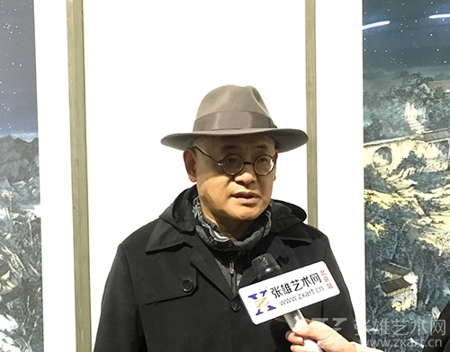 中央美术学院国画院院长陈平教授接受采访