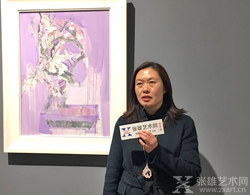 艺术家王海燕接受采访