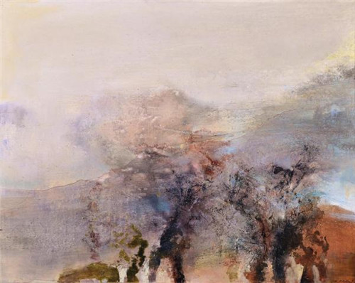 赵无极，布面油画