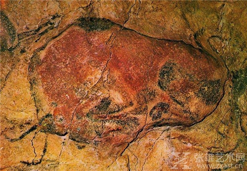 > 正文  最著名的西方原始艺术——阿尔塔米拉洞穴壁画《受伤的野牛》
