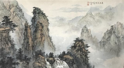 纪念张大昕先生诞辰100周年山水作品展于明日在上海