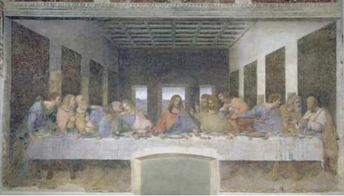 莱昂纳多达芬奇《最后的晚餐》，1498年作，米兰恩宠圣母教堂 图片：Bridgeman Images