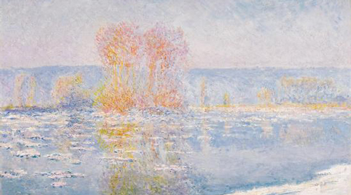 9740 lot 25, Monet9740 lot 25， Monet 克劳德·莫奈（Claude Monet）《浮冰，贝内古》