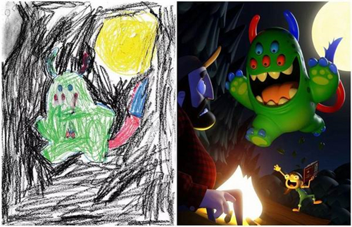 孩子们心中的怪物在艺术家笔下竟如此可爱!