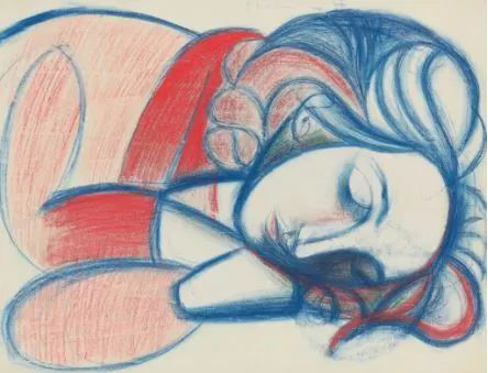 毕加索，《Portrait de femme endormie. III》，1946。图片：courtesy of Philips