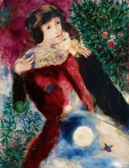 马克·夏加尔，《Lex Amoureux》，1928。图片：courtesy Sotheby’s；© 2017 Artists Rights Society（ARS），New York / ADAGP，Paris