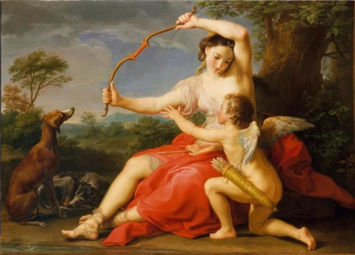 Pompeo Batoni Diane et l'Amour
