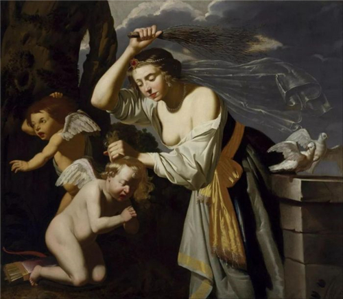 Jan van Bijlert  Venus Chastising Cupid