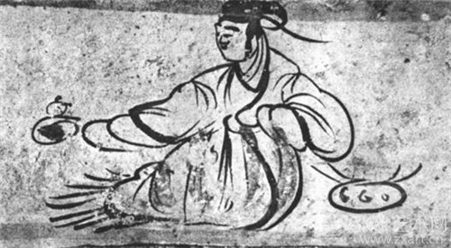 《进食2》 六号墓中室东壁