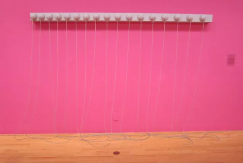Eva Hesse, “Addendeum” (1967) on view at Tate Liverpool in 2012